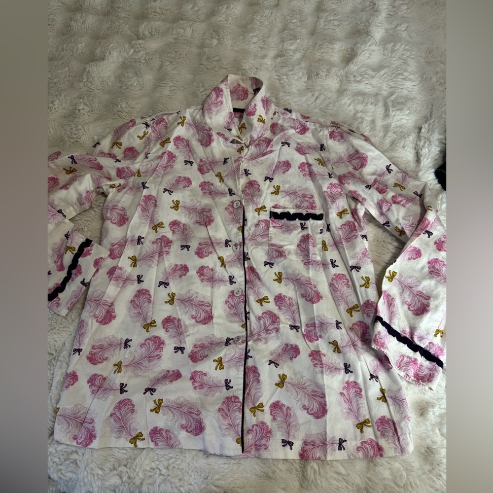 Victoria's Secret Pink and Purple Pajama Top